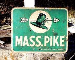 Mass Pike Sign Meme Template