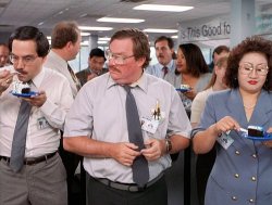 I was told there would be cake office space Meme Template