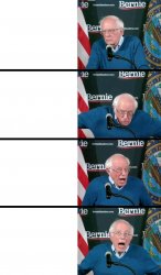 Bernie lowa Meme Template