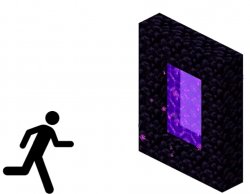 RUN FOR THE PORTAL Meme Template