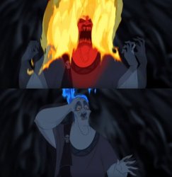 Hades gets Angry but stay Calm Meme Template