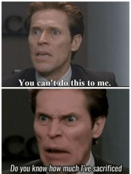 Williem Dafoe Meme Template