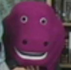 scary barney Meme Template