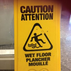 Caution Wet Floor Meme Template