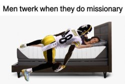 Antonio Brown Men Twerk In Missionary Meme Template