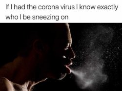 Coronavirus Sneeze Trump Meme Template