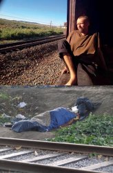 Hobo In A Boxcar / Homeless In A Ditch Meme Template