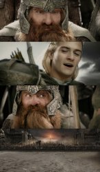 Gimli Legolas Template Meme Template