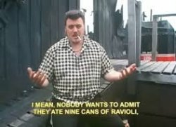 9 cans of ravioli Meme Template