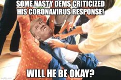 Trump coronavirus response Meme Template