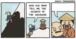 Wise Old Man Secrets Of The Universe Meme Template