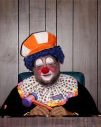 Clown judge Meme Template