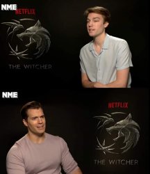 Cavill Interview Unexpected Answer Meme Template