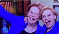 Elizabeth Warren Kate McKinnon SNL Meme Template