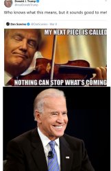 Trump Fiddles like Nero Meme Template