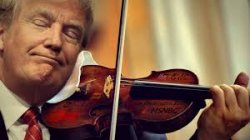 Trump Fiddles While... Meme Template