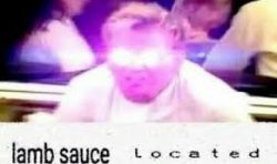 lamb sauce located Meme Template