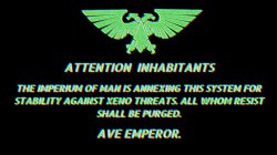 Message from The Imperium Meme Template