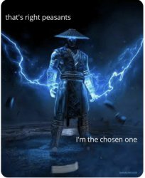 The chosen one Meme Template