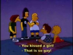 Simpsons that is so gay Meme Template