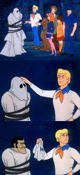 Scooby Doo unmasking Meme Template