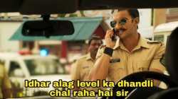 idhar alag hi level Meme Template