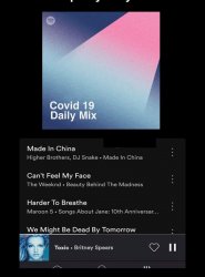 Spotify Covid Playlist Meme Template