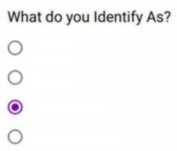What do you Identify As? Meme Template