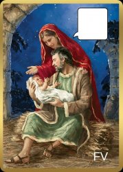 Mary speaking to Joseph Meme Template