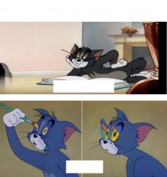 Tom and Jerry Meme Template