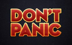 Don’t panic Meme Template