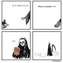 its time to go grim reaper Meme Template