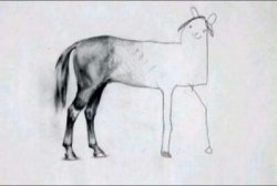 Drawing horse Meme Template
