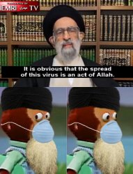 Muslim "scholar" Hadi Al-Moderresi diagnosed with coronavirus Meme Template