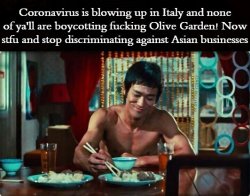 Coronavirus Asian Discrimination Meme Template