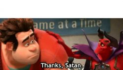 Thanks Satan Meme Template