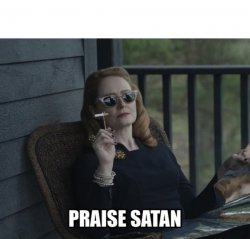 Praise satan Meme Template