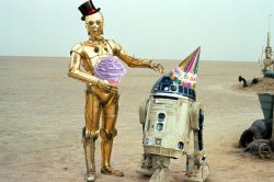 C3Po R2D2 BirthDay Meme Template