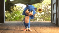 Baby Sonic Giving Flower Meme Template