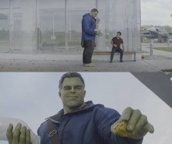 Shrek Gives Ant-Man Something Meme Template