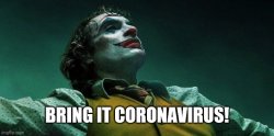 Joker Bathroom Coronavirus Meme Template