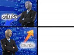 Stinks Stonks Meme Template