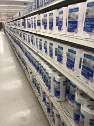 Toilet paper isle Meme Template