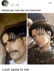 levi ackerman Meme Template
