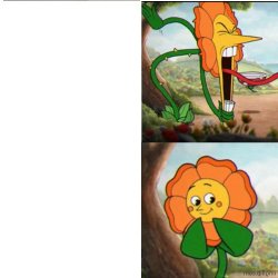 Flower Meme Template
