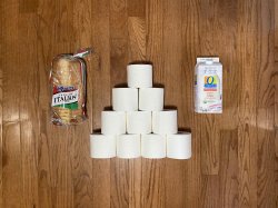 Bread, Milk, Toilet Paper Meme Template
