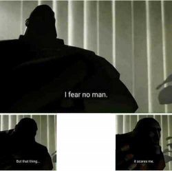 Thanos's fear Meme Template