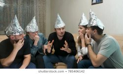 tin foil hat people Meme Template