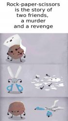 Rock Paper Scissors Meme Template