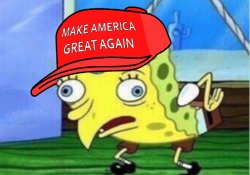 SpongeBob TrumpTard Meme Template